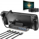 Docking Station For Steam Deck,5-In-1 Hub Steam Deck Dock Stand With Hdmi 2.0 4K@60Hz Tv, Support 