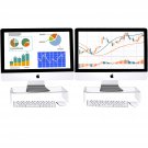 2 Pieces Clear Acrylic Computer Monitor Stand Holder Acrylic Stand Computer Stand Desktop Monitor