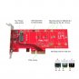 Pexm2-110 M.2 Ngff Pcie Ssd To Pci Express X4 Host Adapter Card