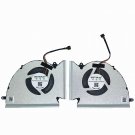Replacement New Laptop Cpu + Gpu Cooling Fan For Msi Ge76 Gp76 We76 Ms-17K3 Ms-17K2 Ms-17K1 Series