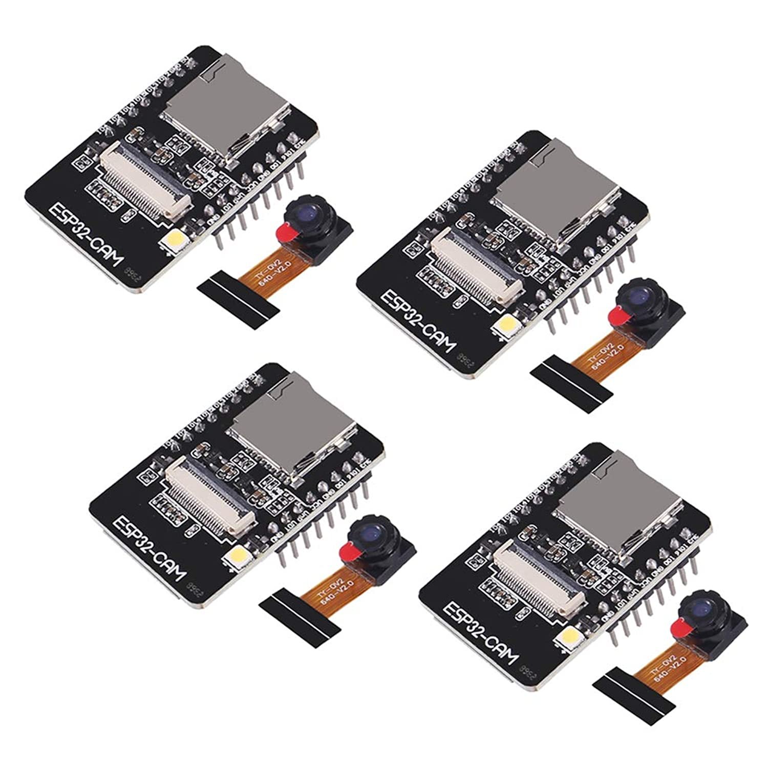 2Pcs Esp32-Cam Wifi Bluetooth Camera Module Development Board Esp32 With Camera Module Ov2640 2Mp