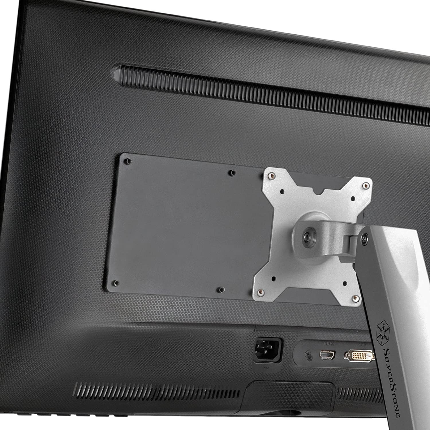 Silverstone MVA01 NUC/Monitor Arm Extension Bracket with VESA Mount