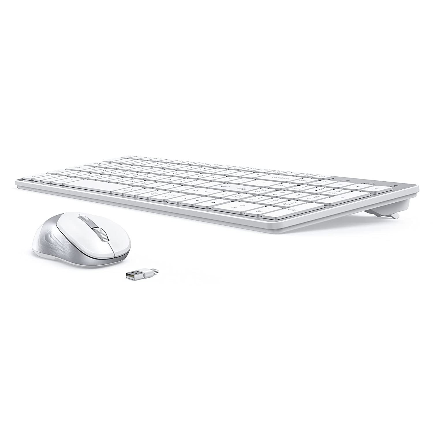Wireless Keyboard and Mouse for Mac, seenda Ultra Thin Full Size