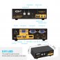 Hdmi Vga Kvm Switch Dual Monitor 2 Port Extended Display 922Hv, Black, Model:-922Hv
