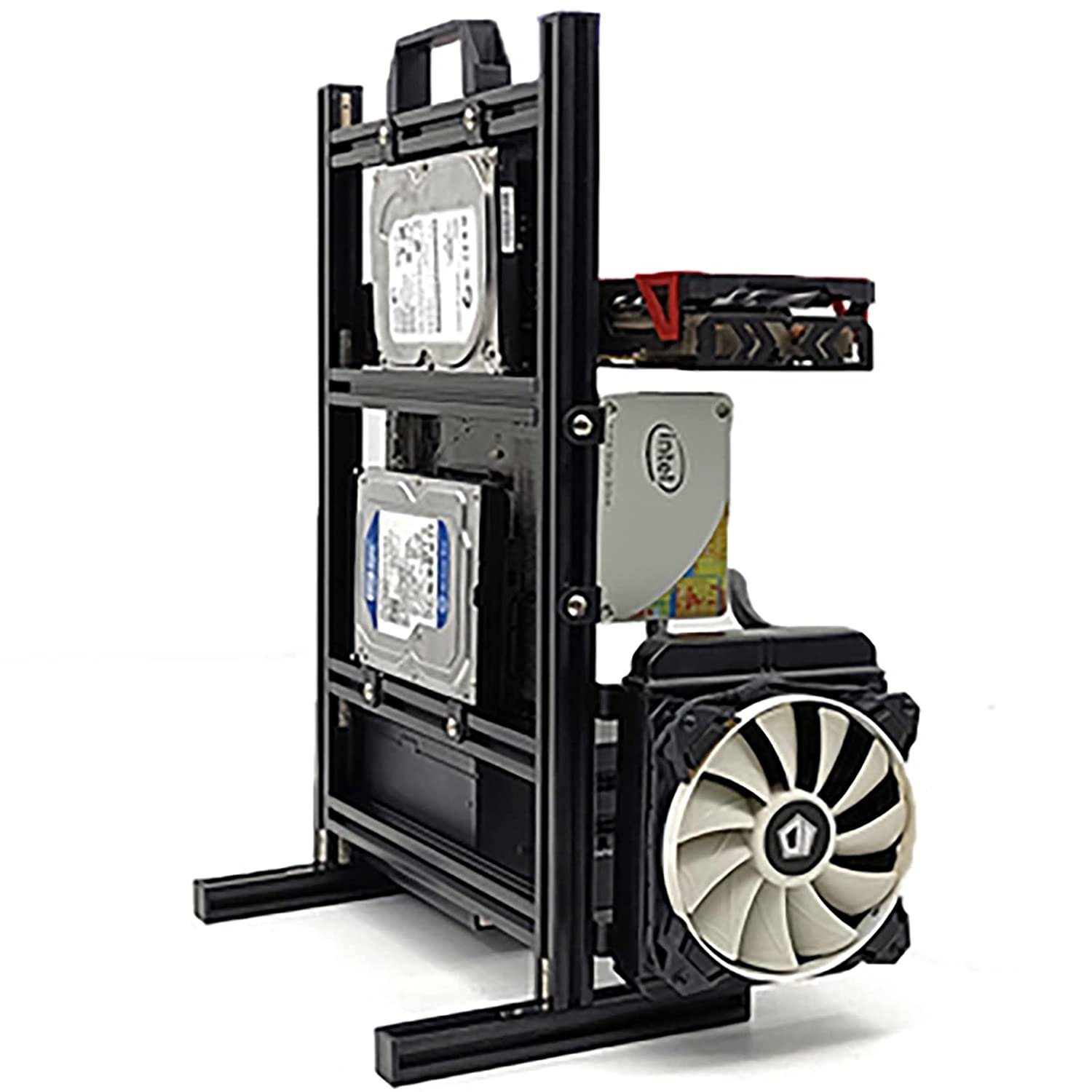 Matx Itx Pc Test Bench Motherboard Stand Open Frame Air Pc Case Test ...