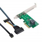 Pci-E 3.0 4.0 To Sff-8643 Card Adapter And U.2 U2 Sff-8639 Nvme Pcie Ssd Cable For Mainboard Ssd