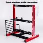 Open Aluminum Frame,Open Chassis Vertical Overclocking Test Platform Chassis Rack + Handle Support