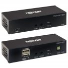 Tripp Lite HDMI Over Cat6 Extender Kit w KVM Support 4K60Hz USB/IR PoC TAA (B127A-1A1-BHBH)