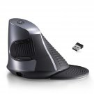 Wireless Ergonomic Mouse, 2.4G Rechargeable Vertical Mouse With Usb Receiver, 6 Buttons, 3 Gear Dp