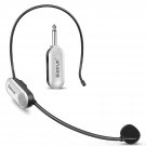 Uhf Wireless Microphone Headset, 165Ft Range, Working Time 6H, 1/4''Plug, Wireless Headset Mic &Ha