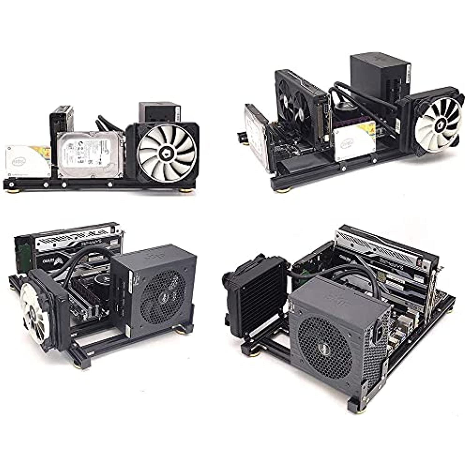 Atx Motherboard Pc Computer Case,Open Air Frame Overclock Case Computer