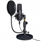 Usb Microphone Kit 192Khz/24Bit Au-A04T Pc Condenser Podcast Streaming Cardioid Mic Plug & Play Fo
