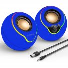 Computer Speakers, Pc Speakers With Colorful Rgb Lights, 10W Stereo Sound, 47 Ins Ultra Long Aux A