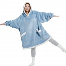 Wearable Blanket Hoodie - Sherpa Fleece Hooded Blanket For Adult As A Gift, Warm & Comfortable Bla