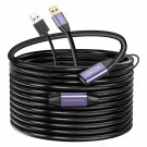 Usb 2.0 Type A Male To A Female Active Repeater Extension Cable 50Ft, High Speed 480 Mbps