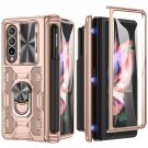 Z Fold 3 Case With Pen Holder And Hinge Protection, Galaxy Z Fold 3 Case With Slide Camera Cover +