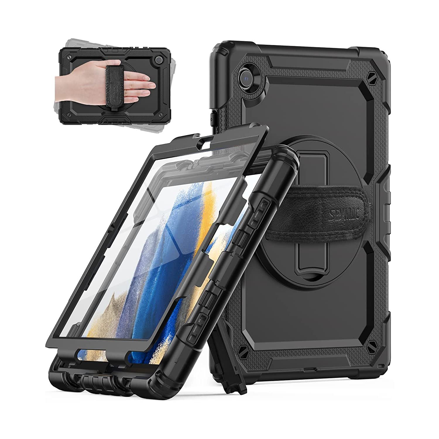 Samsung Galaxy Tab A8 Case 10.5 Inch (Sm-X200/ X205/ X207), Heavy Duty Full-Body Shockproof Protec