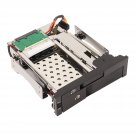 2.5In Trayless Hot Swap Mobile Rack Backplane, Dual Bay Internal Hdd Enclosure Cage, Support Sata 