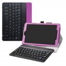 For Alcatel Joy Tab Case, Alcatel 3T 8 Keyboard Case,Detachable Keyboard Standing Pu Leather Cover