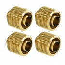 Fittings G1/4"" To 3/8"" Id - 5/8"" Od Compression Fitting For 10/16 Mm Soft Tubing Tube Thkn-3/8-V4