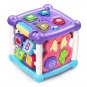 VTech Wiggle & Crawl Ball, Purple (Amazon Exclusive) & Busy Learners Activity Cube, Purple