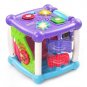 VTech Wiggle & Crawl Ball, Purple (Amazon Exclusive) & Busy Learners Activity Cube, Purple