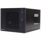 SilverStone Technology SG05BB-LITE Mini-ITX Computer Case Super Small Form Factor with SFX PSU Sup