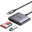 UGREEN 3-in-1 USB C SD Card Reader Bundle with USB 3.0 Card Reader
