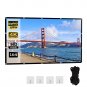 16:9 Hd 100-Inch Projector Screen Curtain, For Multiple Scenes, Foldable Anti-Crease, Easy To Carr