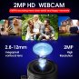 2Mp Webcam 1080P Wide Angle Adjustable 2.8-12Mm Varifocal Lens Usb Camera 480P 100Fps Web Camera F