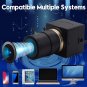2Mp Webcam 1080P Wide Angle Adjustable 2.8-12Mm Varifocal Lens Usb Camera 480P 100Fps Web Camera F