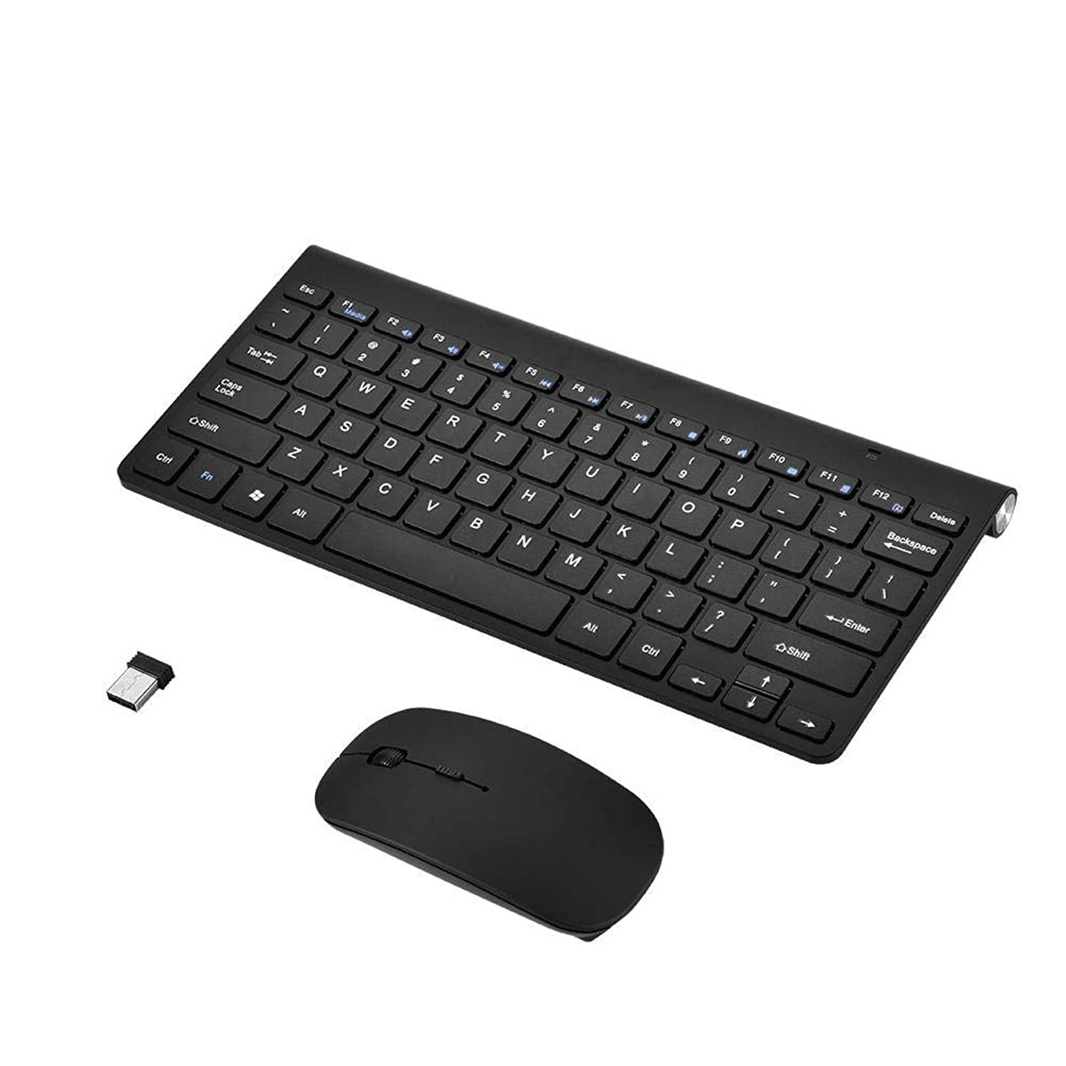 2.4Ghz Wireless Keyboard And Mouse Combo,Scissor-Switch Keyboard With 12 Multi-Media Keys Fully Wa