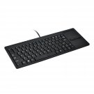 Mcsaite Wired Silm Keyboard With Touchpad - Portable Scissors Foot Structure - Usb Port With 1 Hub