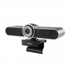 All-In-One Webcam With Microphone For Desktop Hd 1080P Camera 124 Degree Wide Angle For Skype Zoom
