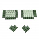 Zda Similar To Xda Keycaps Thick Pbt Matcha Dye-Sublimation Keycap Set For Ergo Ergodox Lily58 Pla