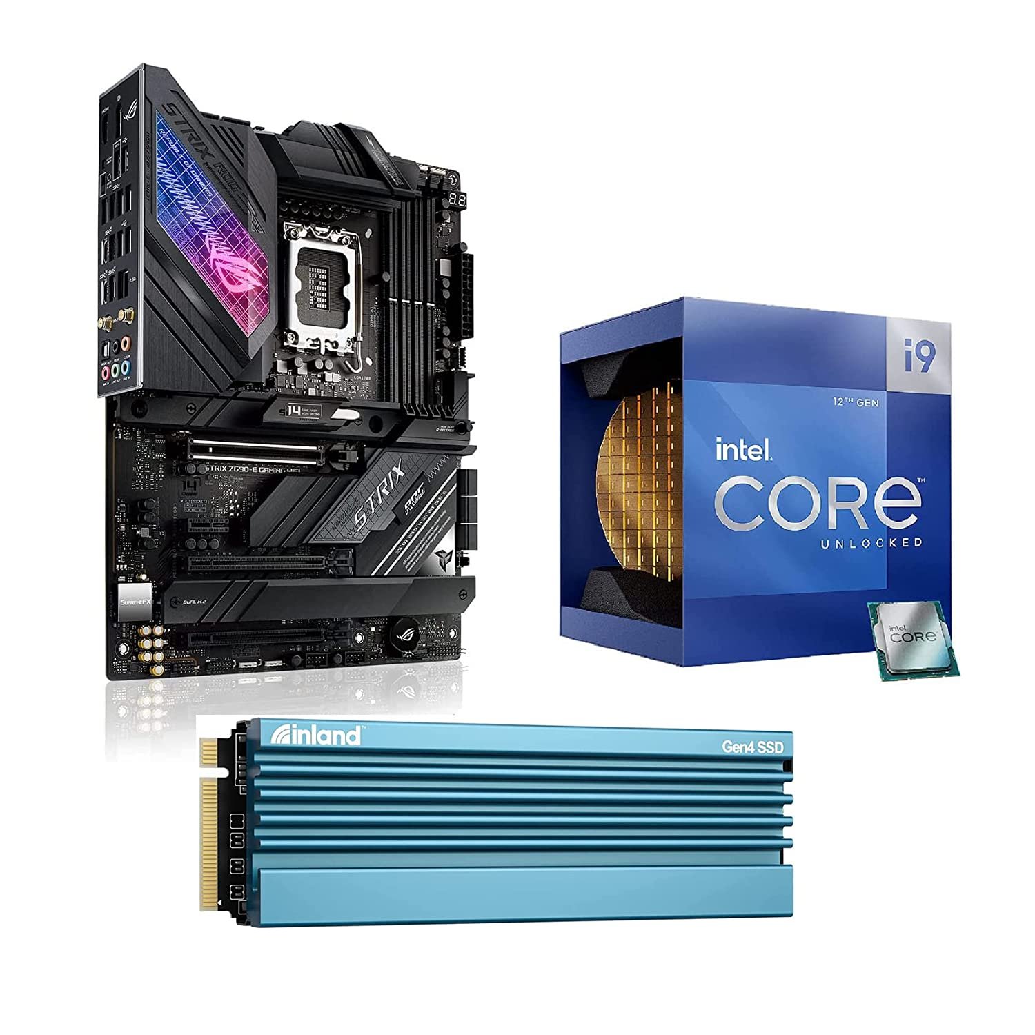 INLAND Performance Plus 2TB GEN 4 SSD with Heatsink Compatible with PS5 + Intel Core i912900K Des