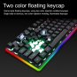 2.4G Wireless Keyboard Mouse Set, Waterproof Ergonomic Wireless Keyboard Mouse Combo, Rgb Colorful