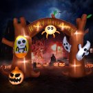 10.5 Ft Length Halloween Inflatables, Halloween Decororation Scary Tree Archway, Halloween Blowups
