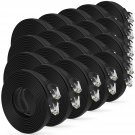 Cat6 Ethernet Cable 15 ft (20-Pack) GearIT Flat Internet Network Cable, Cat6 Patch Cords, Cat6 Cab