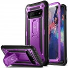Case For Galaxy S10, Kickstand Case With Built-In Screen Protector Heavy Duty Protection Shockproo