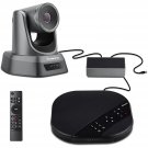 Video Conferencing System With 3X Optical Zoom Conference Camera, Bluetooth Microphone, 1080P Full