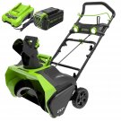 Greenworks 40V 20-Inch Brushless Snow Blower with 4Ah Battery and Charger, 26272