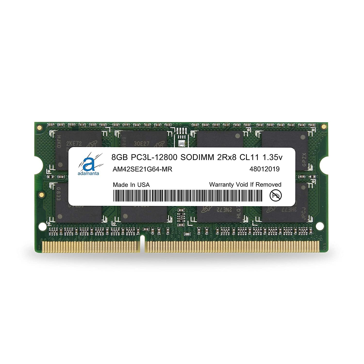 Adamanta 8GB (1x8GB) Compatible for Dell Latitude E7440, E7240, E6540, E6440, E5540, E5440 DDR3L 1