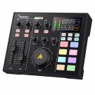 Audio Interface With Dj Mixer And Sound Card, Portable All-In-One Podcast Production Studio With X