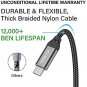 20Ft Usb-C To Usb-C Cable,100W/5A,Extra Long Type-C Fast Charging Cord For Macbook Air/Pro,Samsung