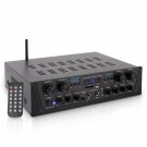 500W Karaoke Wireless Bluetooth Amplifier - 4 Channel Stereo Audio Home Theater Speaker Sound Powe