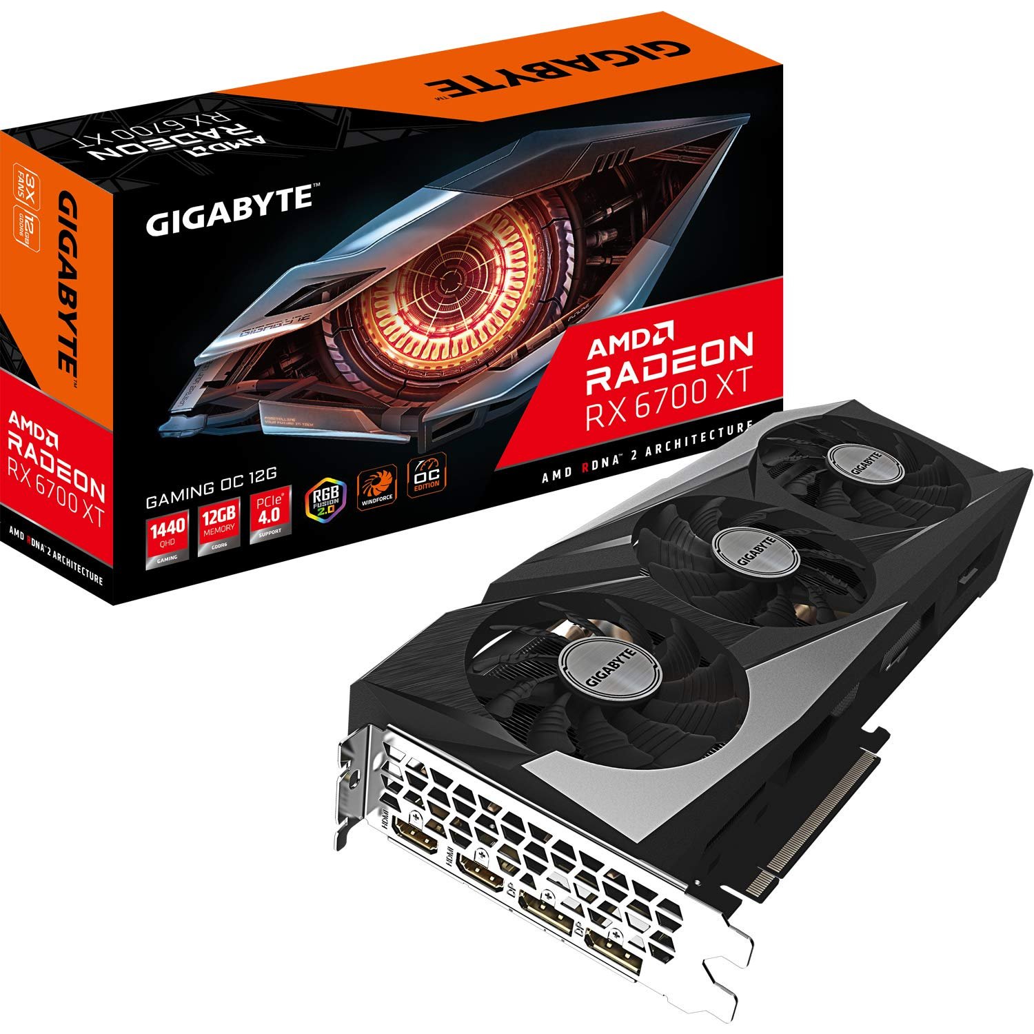 Gigabyte Radeon RX 6700 XT Gaming OC 12G AMD 12GB GDDR6 Graphics Card