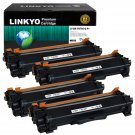 LINKYO Compatible Toner Cartridge Replacement for Brother TN760 TN-760 High Yield TN730 (4-Pack, D