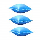 4 X 4 Foot Winterizing Closing Air Pillow Cushion For Above-Ground Swimming Pool Cover (3 Pack)