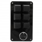 Usb Mini 6Key Keypad Mechanical Programmable Gaming Keyboard Portable One Handed Mechanical Keyboa